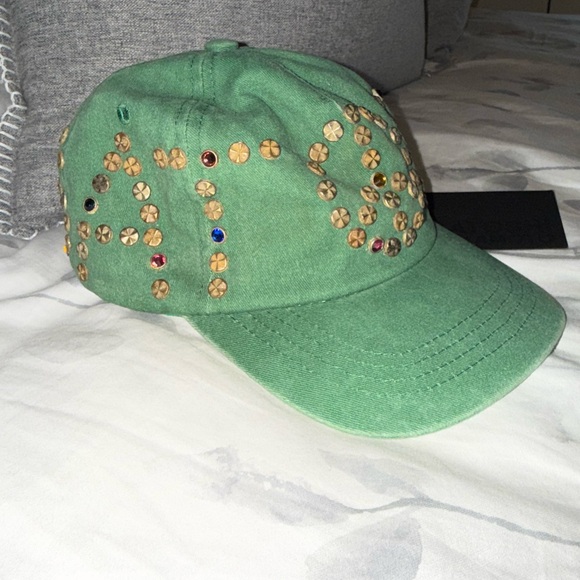 Green Studded Cap